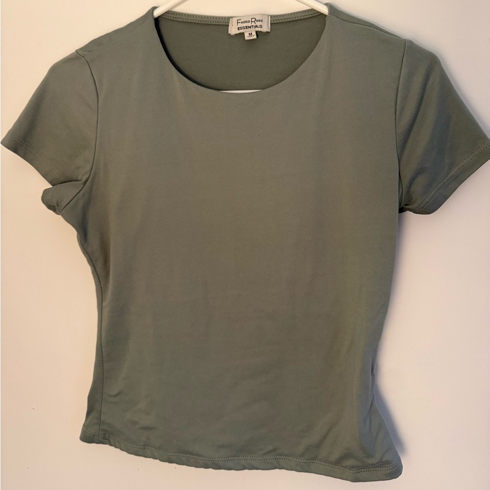 Tight Olive Short Sleeve Tee